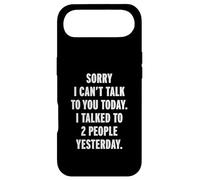 Carcasa para iPhone Air Sorry I Can't Talk To You Today