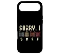 Carcasa para iPhone Air Sorry I DGAF Guitar Players Guitar Lover Bass Player Chords