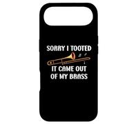 Carcasa para iPhone Air Sorry I Tooted It Came out of My Brass - Trombón