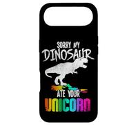Carcasa para iPhone Air Sorry My Dinosaur Ate Your Unicorn Funny T Rex Magic