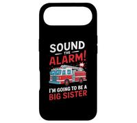 Carcasa para iPhone Air Sound The Alarm I'm Going to Be a Big Sister Funny Firetruck