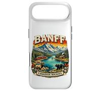 Carcasa para iPhone Air Souvenir del Parque Nacional Retro Mountain Scenic de Banff, Canadá