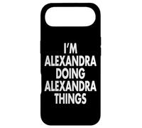 Carcasa para iPhone Air Soy Alexandra Doing Things Nombre Personalizado