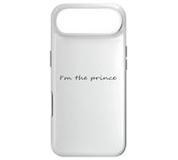 Carcasa para iPhone Air Soy el príncipe en Fuente Negra