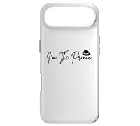 Carcasa para iPhone Air Soy el príncipe en Fuente Negra con Sombrero de Vaquero