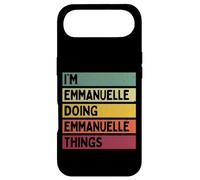 Carcasa para iPhone Air Soy Emmanuelle Haciendo Cosas de Emmanuelle Nombre Personalizado Divertido