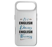 Carcasa para iPhone Air Soy Inglés Haciendo Cosas en inglés Funny England Lover