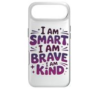 Carcasa para iPhone Air Soy Inteligente Soy Valiente Soy Amable Motivacional