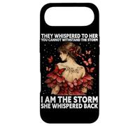 Carcasa para iPhone Air Soy la tormenta, Ella susurró, Mariposa, inspiradora