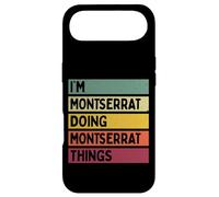 Carcasa para iPhone Air Soy Montserrat Haciendo Cosas de Montserrat Nombre Personalizado Divertido