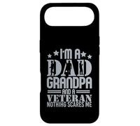 Carcasa para iPhone Air Soy papá Abuelo y un Veterano Nada me Asusta