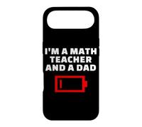 Carcasa para iPhone Air Soy Profesor de matemáticas y papá Cansado Padre matemático Broma