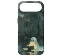 Carcasa para iPhone Air Spooky Ghost Reading In A Lake Vintage Aesthetic Green