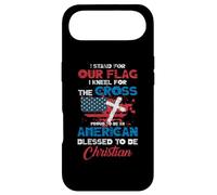 Carcasa para iPhone Air Stand For Flag Kneel For Cross Proud Be American Christian