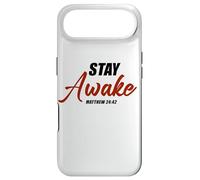 Carcasa para iPhone Air Stay Awake - Matthew 24:42 Jesus Quote Salvation Faith