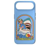 Carcasa para iPhone Air Stay Positive Shark Attack Sarcastic Retro Funny Adult Humor