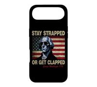 Carcasa para iPhone Air Stay Strapped Or Get Clapped George Washington 4th of July