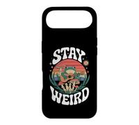 Carcasa para iPhone Air Stay Weird Frog Banjo Hongos Hongos Seta Salvaje Estética