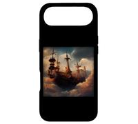 Carcasa para iPhone Air Steampunk Barco Pirata En Las Nubes Pintura Digital