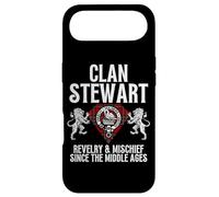 Carcasa para iPhone Air Stewart Clan Escocés Nombre Escudo De Armas Tartán Fiesta Familiar
