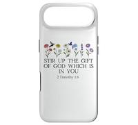 Carcasa para iPhone Air Stir Up The Gift of God Which is In You 2 Timothy 1:6 Verse