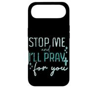 Carcasa para iPhone Air Stop Me and I'Ll Pray For You Mensaje de fe Fomentar