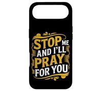 Carcasa para iPhone Air Stop Me and I'Ll Pray For You Mensaje de fe Fomentar -