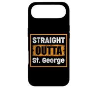 Carcasa para iPhone Air Straight Outta St. George Utah USA Retro Envejecido Vintage