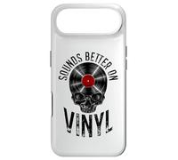 Carcasa para iPhone Air Suena Mejor en coleccionista de Discos de Vinilo Retro Vintage Calavera