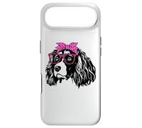 Carcasa para iPhone Air süße English Springer Spaniel Bandana Brille