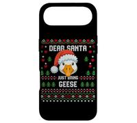 Carcasa para iPhone Air Suéter navideño Dear Santa Christmas Geese Goose Ugly