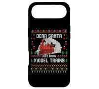 Carcasa para iPhone Air Suéter navideño Feo navideño para coleccionistas de Steam Model Trains