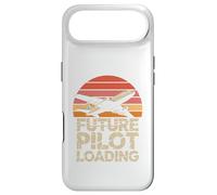 Carcasa para iPhone Air Sunset Airplane Futuro Piloto Cargando Aviación
