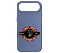 Carcasa para iPhone Air Super Gato Negro Gato Indio Motocicleta Retro Cool