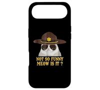 Carcasa para iPhone Air Super State Trooper Cat Shirt Not So Funny Meow is it Camisa