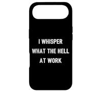 Carcasa para iPhone Air Susurro Qué diablos en el Trabajo | Humor de Oficina con Cita Divertida