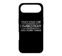 Carcasa para iPhone Air Sword Fighter Gift I Sword Fight and I Know Things Funny