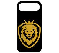 Carcasa para iPhone Air T-Shirt The King Lion Shield, Wild Lion Graphic Design Logo