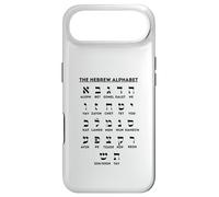 Carcasa para iPhone Air Tabla de apuestas de Aleph para Aprender Idiomas Yiddish del Alfabeto Hebreo