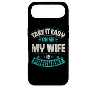 Carcasa para iPhone Air Take It Easy On Me My Wife Is Pregnant Funny Anuncio