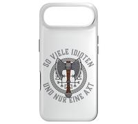 Carcasa para iPhone Air Tantos Idiotas Y Solo Un Hacha Diseño Vikingo