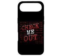 Carcasa para iPhone Air Tarjeta de Biblioteca Check Me out Librarian Book Lover Library Card Quote