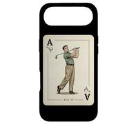 Carcasa para iPhone Air Tarjeta de Golfista Vintage para Amantes del Golf, Pasatiempos en el Campo de Golf