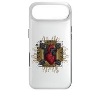 Carcasa para iPhone Air Tarjeta Madre anatómica de corazón CPU Tech Graphic.
