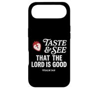 Carcasa para iPhone Air Taste and See That Lord is Good Psalm 34:8 Christian Verse