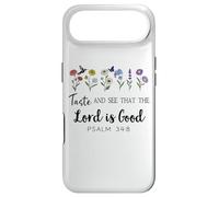 Carcasa para iPhone Air Taste and See That The Lord is Good Bible Verse Psalm 34:8