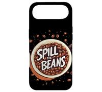 Carcasa para iPhone Air Taza de café Fresca con declaración de expresión de Spill The Beans