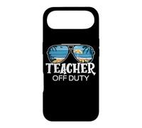 Carcasa para iPhone Air Teacher Off Duty Gafas de Sol Palm Tree Beach Sunset