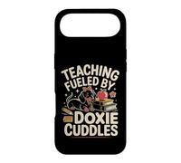 Carcasa para iPhone Air Teaching Fueled by Doxie Cuddles profe teckel Escuela
