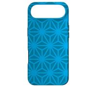 Carcasa para iPhone Air Teal Blue Cubes Hexagons Triangles Box Mesh Pattern
